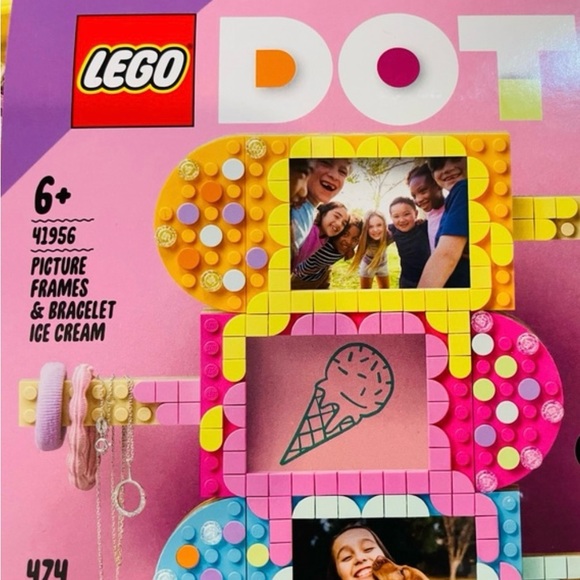 LEGO DOTS Ice Cream Picture Frames & Bracelet 41956 Building Kit - Picture 4 of 10